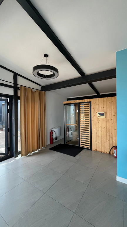 Апартаменты Deluxe с балконом и с красивым видом из окна в Апарт-отель Residence Graphite