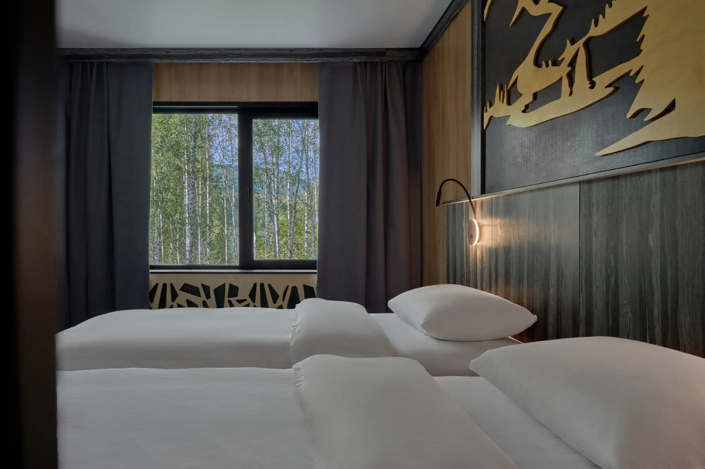 Standard Double room with balcony and with mountain view (twin beds)