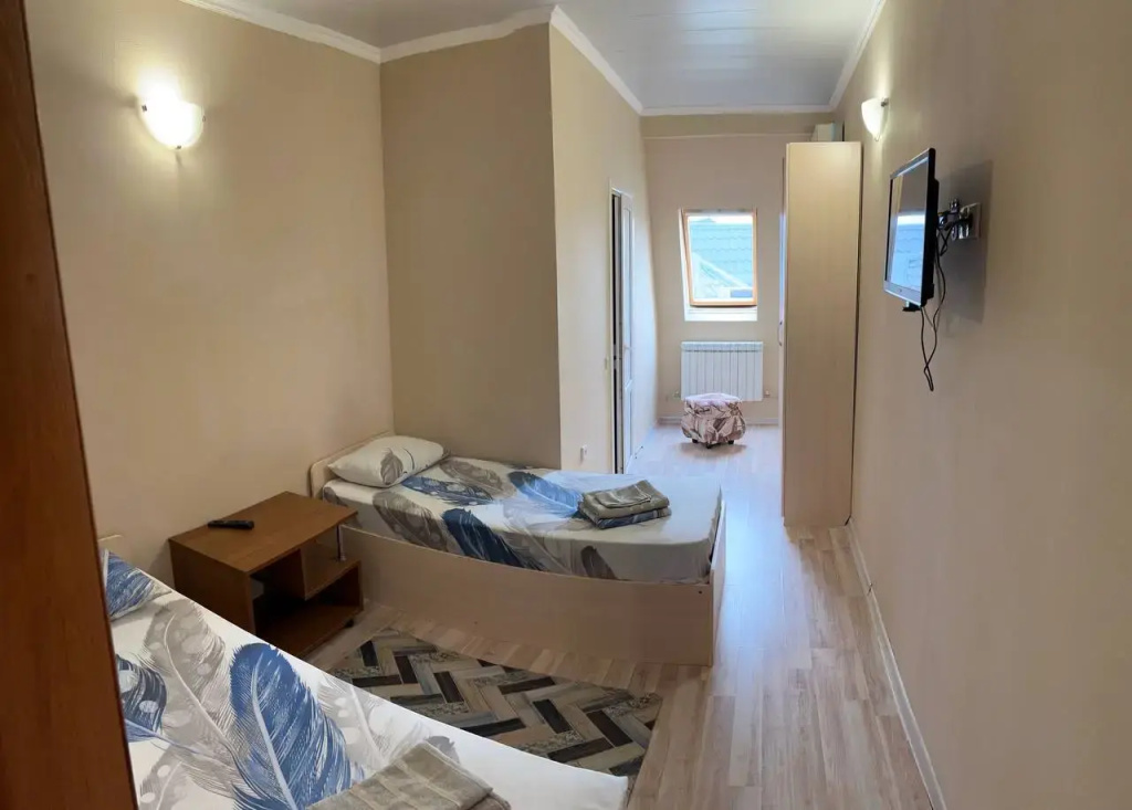 1 Bedroom Standard Double room with city view (twin beds)