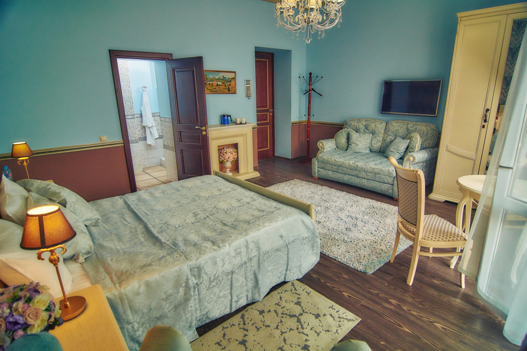 Двухместный люкс с балконом двуспальная кровать в Германия