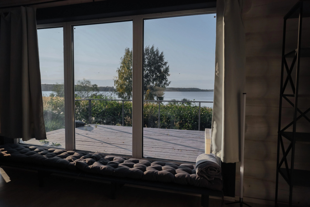 Люкс с красивым видом из окна в Банный остров