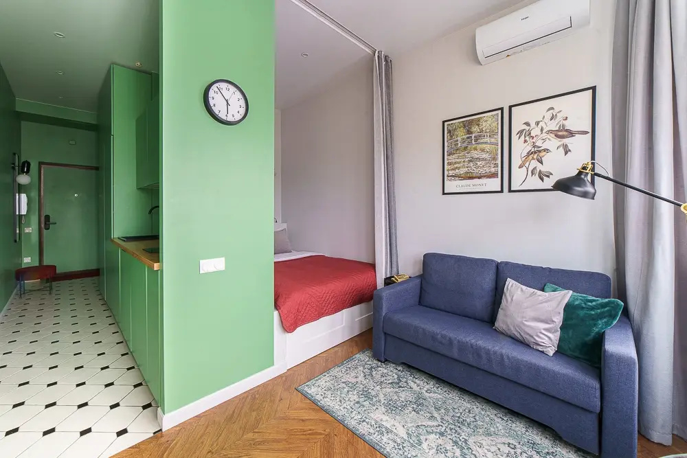 Апартаменты Green Apartment City View от сети Good Vibes Apartments — фото