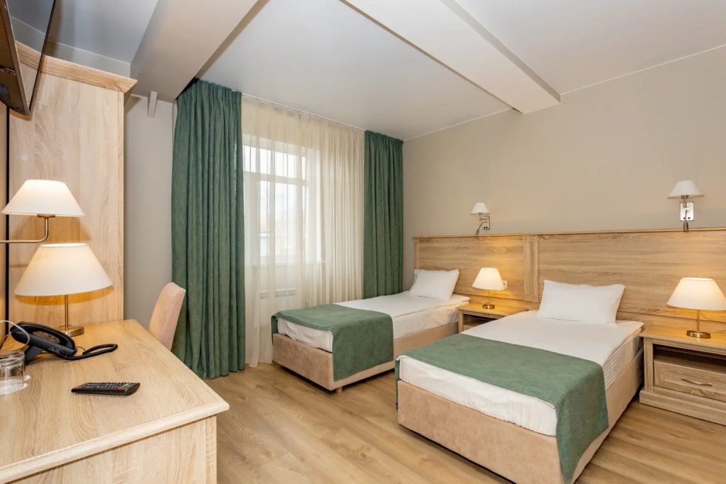 Arsen'ev Hotel Room Type - Standard (Green building) Double room twin beds