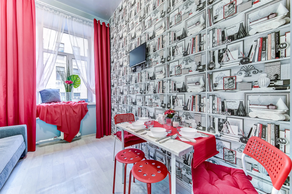 Отель Апартаменты In Big City Kazanskaya Cтудия 3 в Санкт-Петербурге