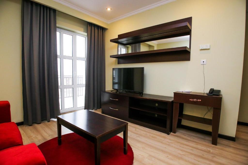 Апартаменты с балконом в Chagala Hotel Aktau