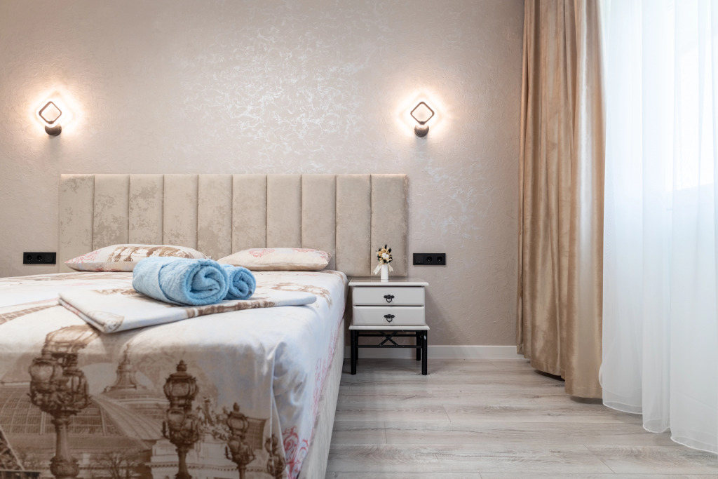 Двухместный номер Standard с балконом и с красивым видом из окна 2 отдельные кровати в Гостевой дом