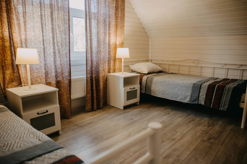 Коттедж с красивым видом из окна в Синяя синица