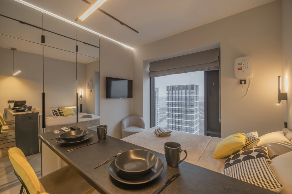 Апартаменты Уютная Студия 15 м² — фото