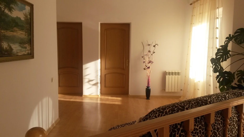 Двухместный люкс Дуплекс с балконом и с видом на город двуспальная кровать в Александра