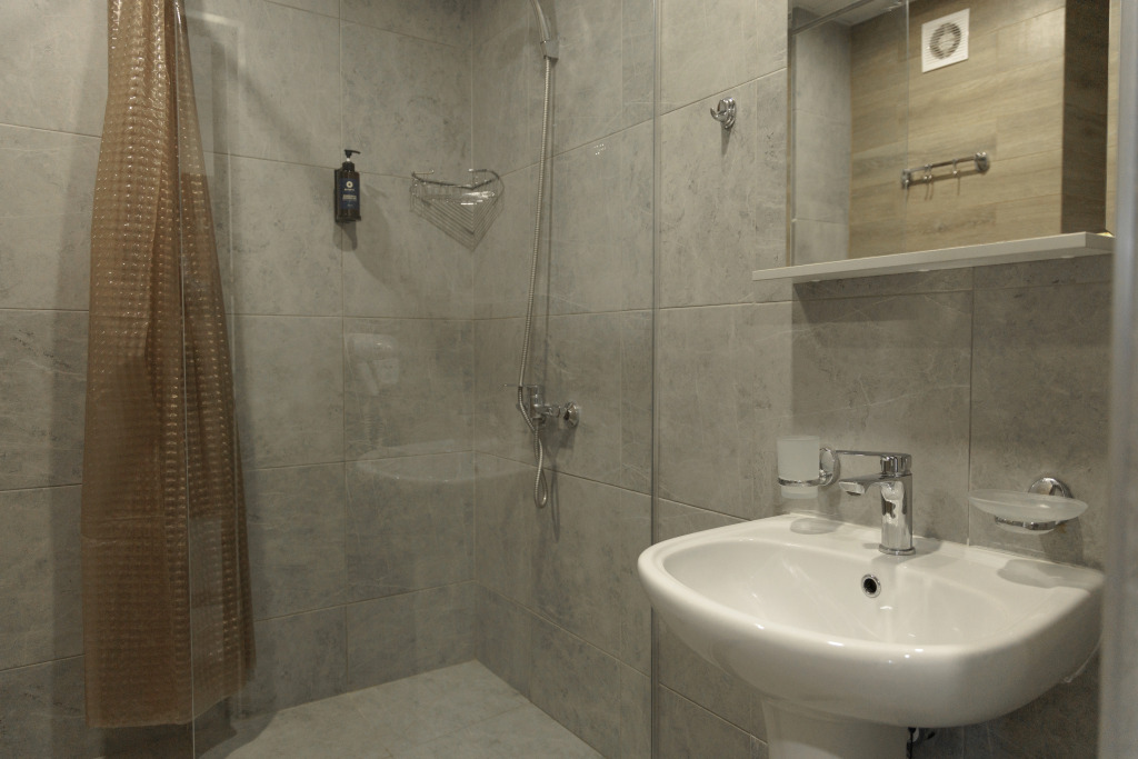 Двухместный номер Стандарт с красивым видом из окна двуспальная кровать в Нарт