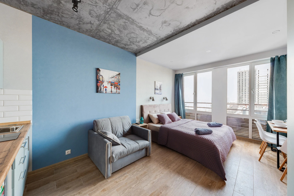 Апартаменты SMART LOFTS | Mint | Видовой 25 этаж | ЖК бизнес-класса рядом с метро — фото