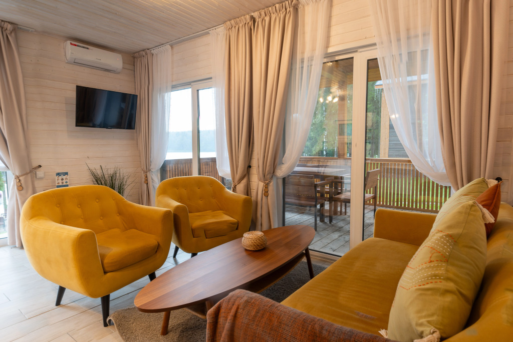 Пятиместный коттедж Luxury с красивым видом из окна в Нептун-2