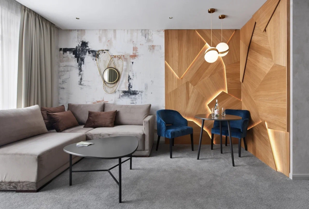 Двухместный люкс с 2 комнатами с балконом двуспальная кровать в Б.О.Р.