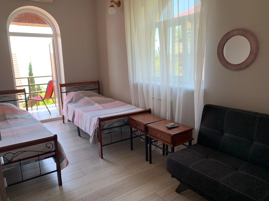 Standard Double room with balcony and with view (twin beds)
