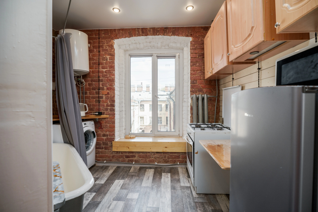 Отель Апартаменты SREDNYAYA PODYACHESKAYA 6 APARTMENTS Просторные трехкомнатные апартаменты Park Lane Inn для 3-х взрослых в Санкт-Петербурге