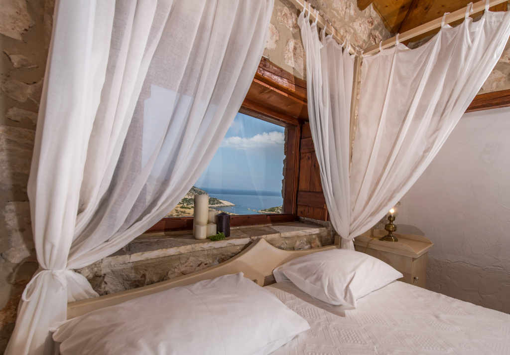 Villa with balcony and with view