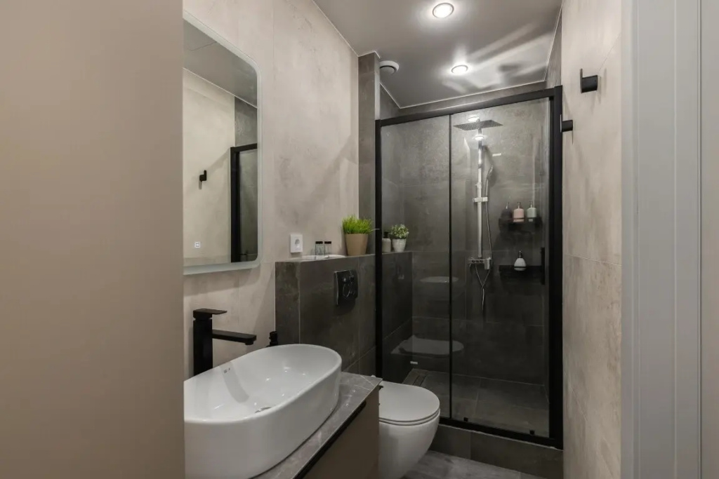 Апартаменты SMART LOFTS | Panorama | 52 этаж с видом на закат | Отдельная спальня | У метро — фото