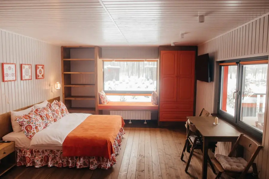 Dymkovo Double Studio with Terrace (full double bed)