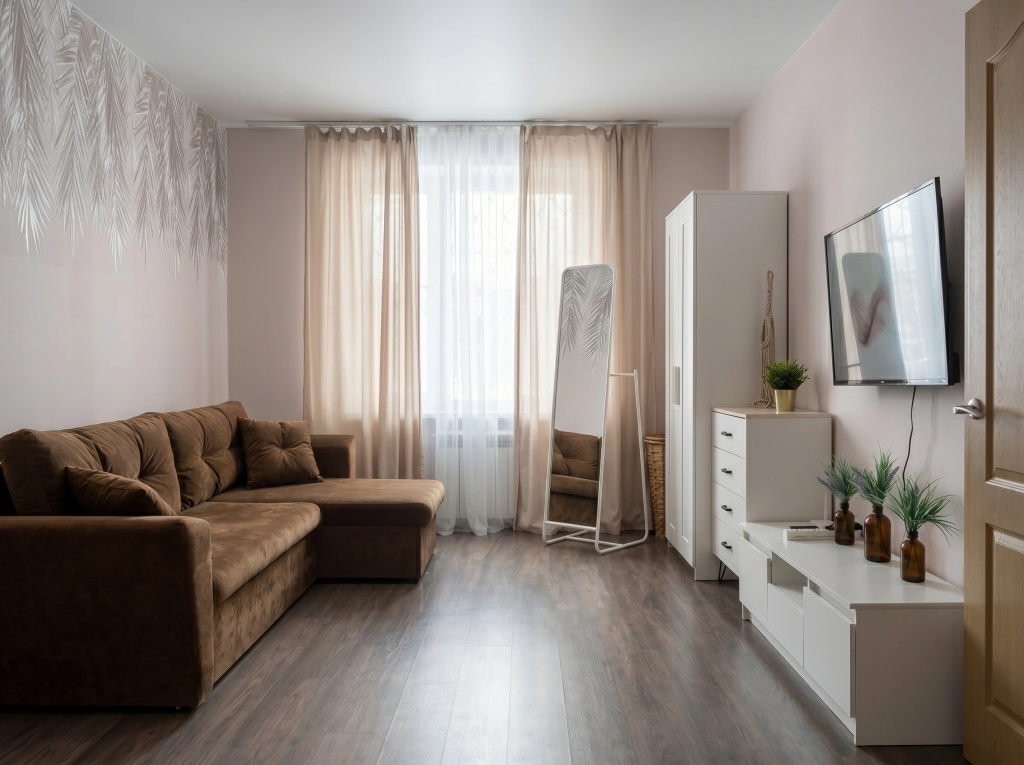 Отель Квартира Top Rooms рядом с метро Рязанский проспект в Москве