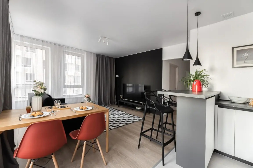 Апартаменты SMART LOFTS | Meridian | Премиум | Отдельная спальня | Медцентры (ФМБА, ЛОР) — фото
