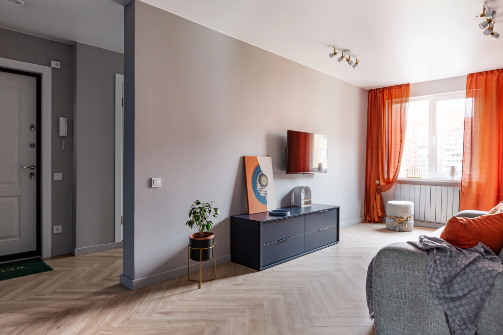 Отель Квартира Piter Apartments двухкомнатные с кондиционером рядом с Лахтой в Санкт-Петербурге