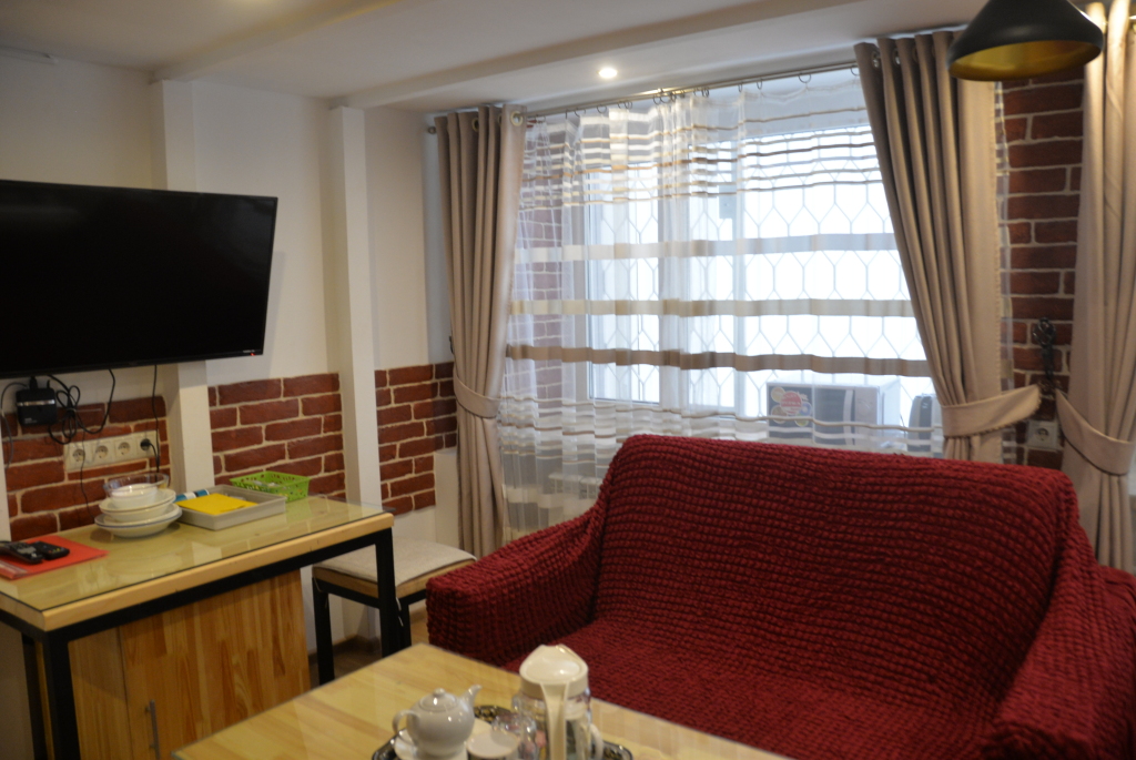 Двухместный полулюкс с видом на город двуспальная кровать в Varshavka Inn