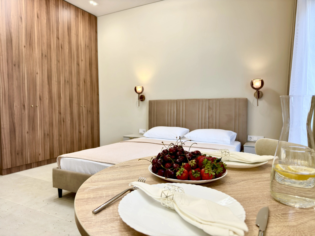 Апартаменты Okolo Morya 237 Комфорт с видом на горы и балконом — фото