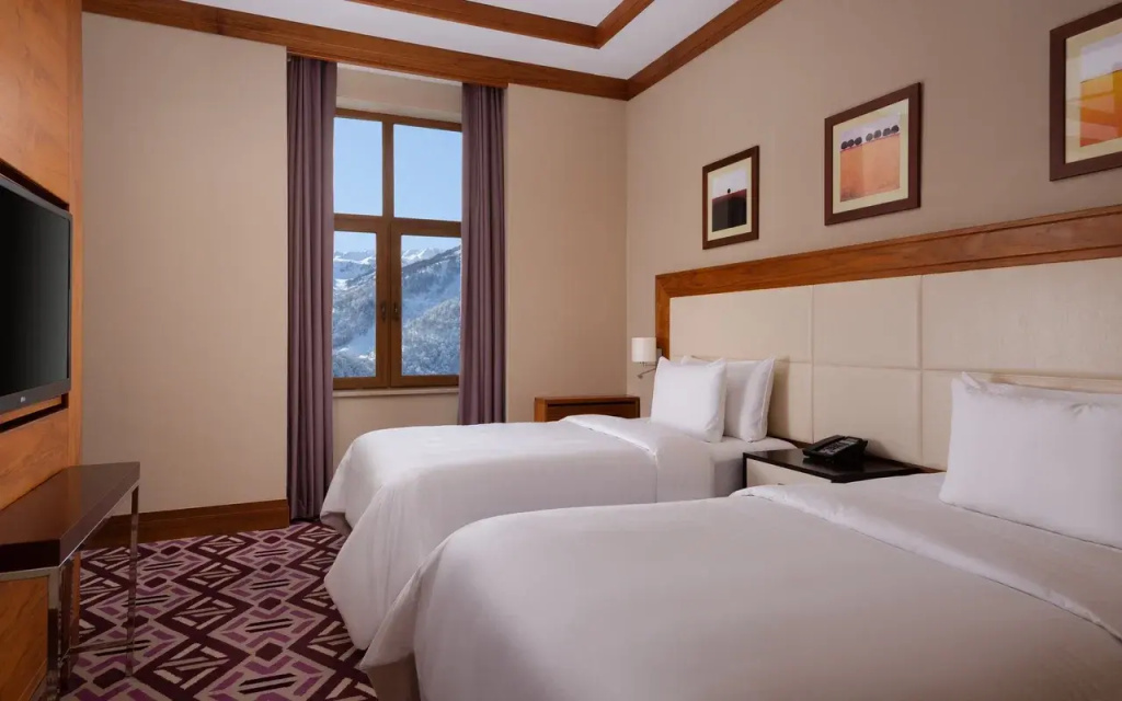 Mövenpick Hotel Krasnaya Polyana Room Type - Superior Double room with mountain view twin beds