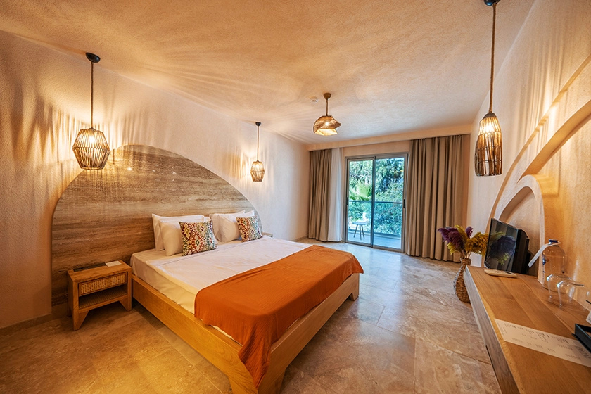 Superior room with balcony and beachfront
