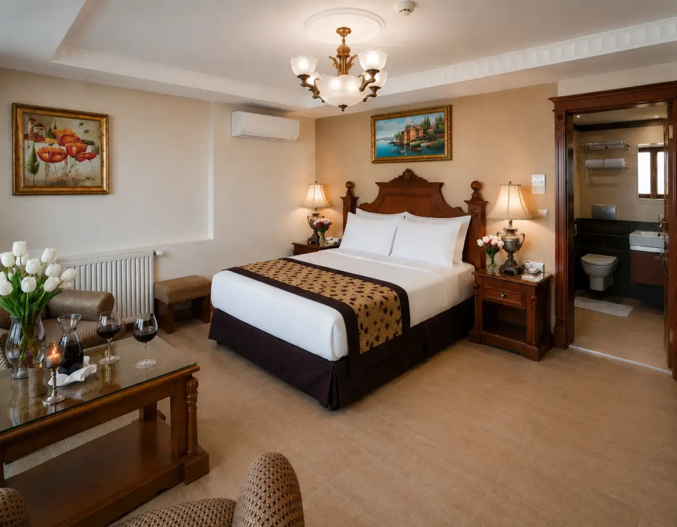 Executive Double room with balcony and with Sea or Hagia Sophia View, full double bed room photo 1