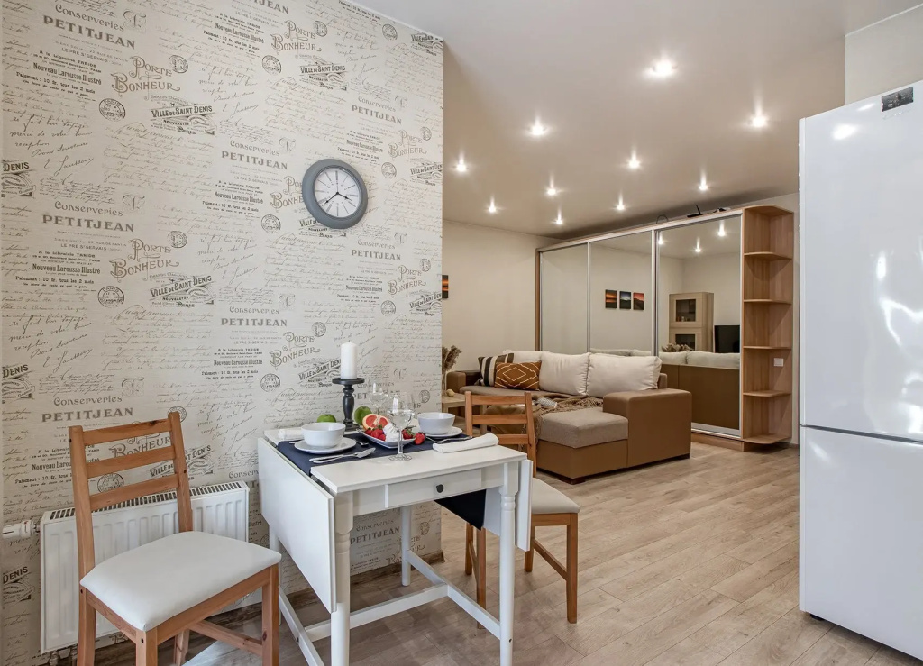 Квартира Piter Apartments евродвушка Солнечные в ЖК Времена Года — фото