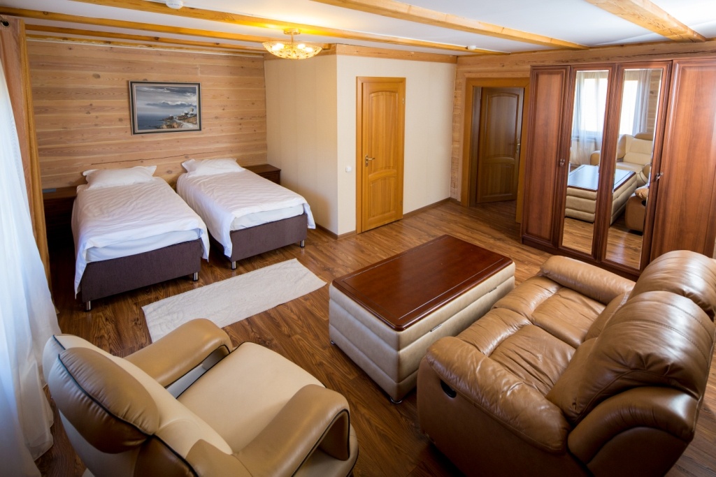 Krestovaya pad hotel Room Type - 2 Bedrooms Standard Quadruple room