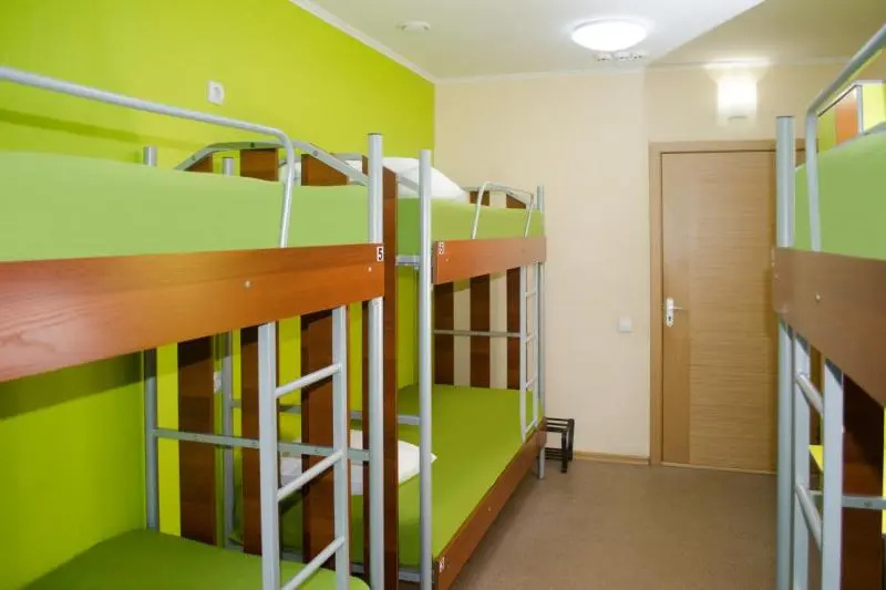 Bed in Dorm with city view
