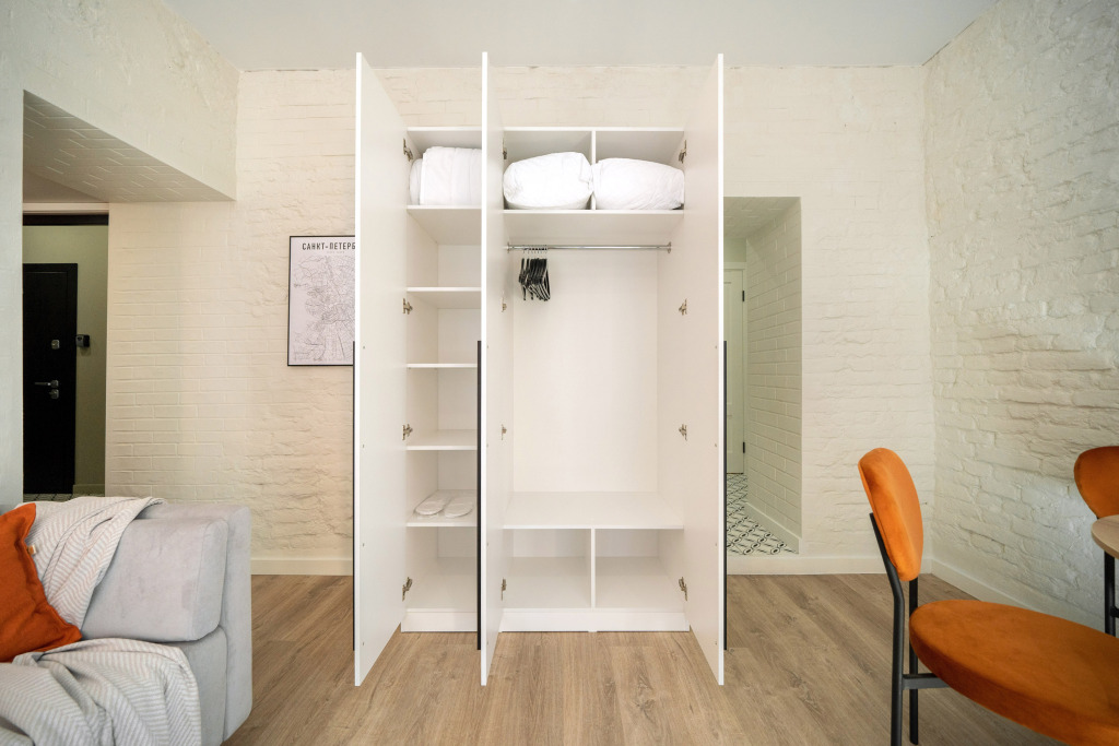 Двухместная семейная студия с видом на город двуспальная кровать в Light house