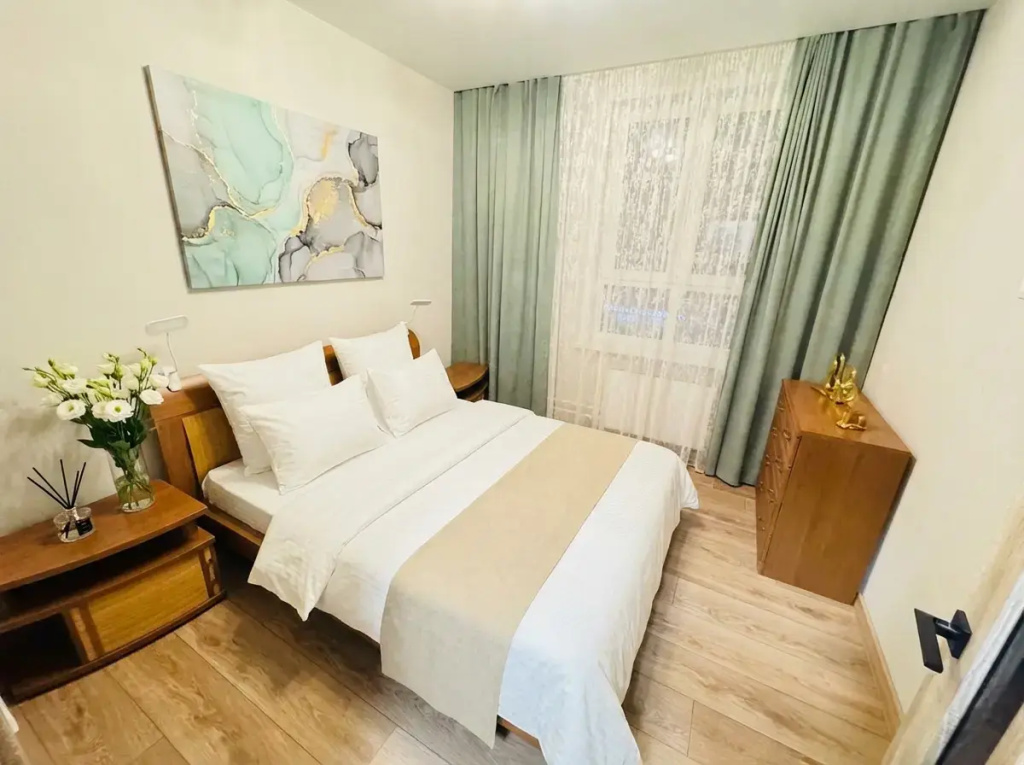 Квартира 2-к. квартира, 55 м², 2 кровати — фото