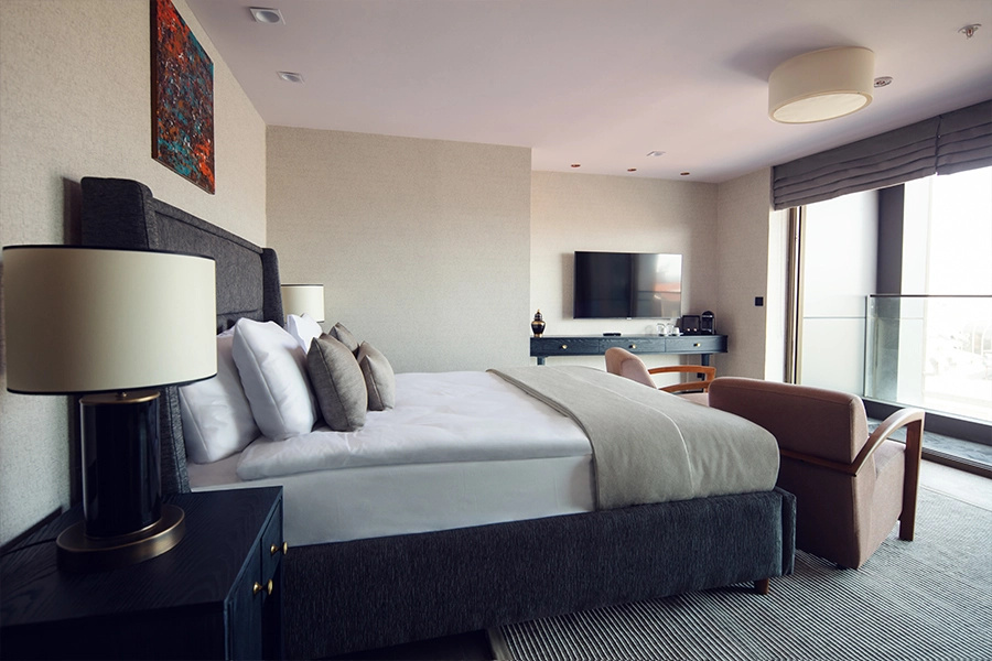 Deluxe Double room with balcony (full double bed)