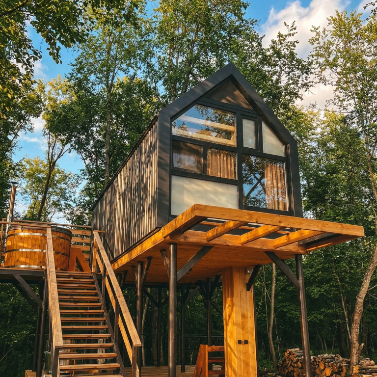 New York Walking House on the Tree