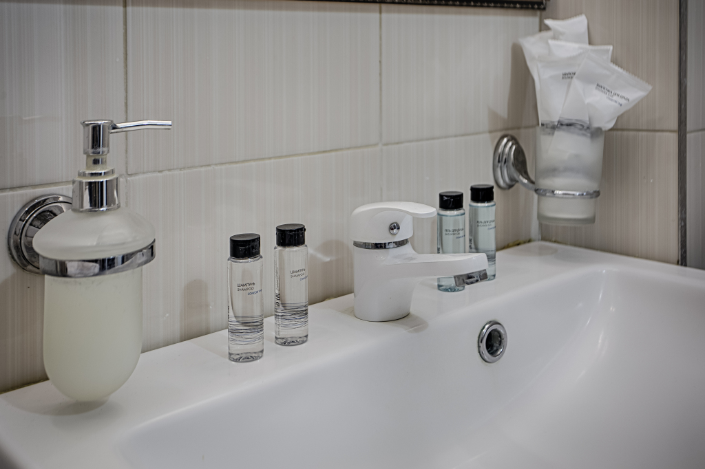 Двухместные апартаменты 9 с кухней с видом на море двуспальная кровать в Exclusive Hotel&Apartments