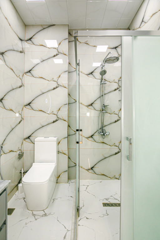 Апартаменты Deluxe с балконом и с красивым видом из окна в Апартаменты Luxury White in Nizami Street
