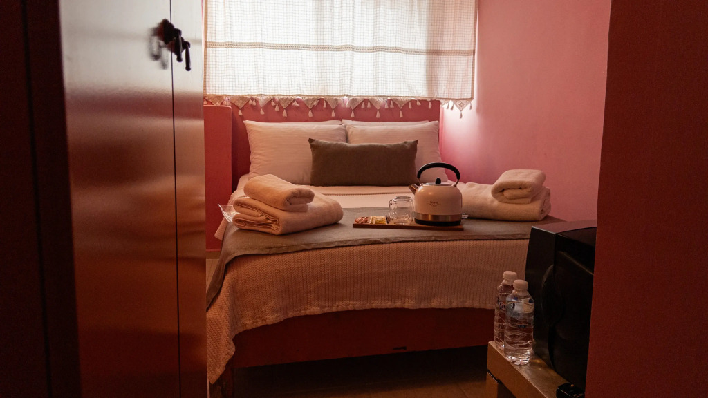 Двухместный номер Standard с частичным видом на море двуспальная кровать в Ночлег и завтрак (B&B) Tarihi Rum Konağı Antikhan