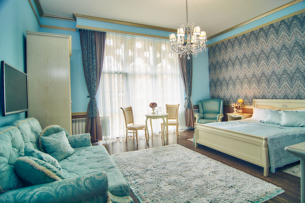 Двухместный люкс с балконом двуспальная кровать в Германия