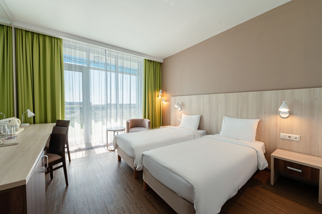 Omega Sirius Hotel Room Type - Standard Double room with sea view twin beds