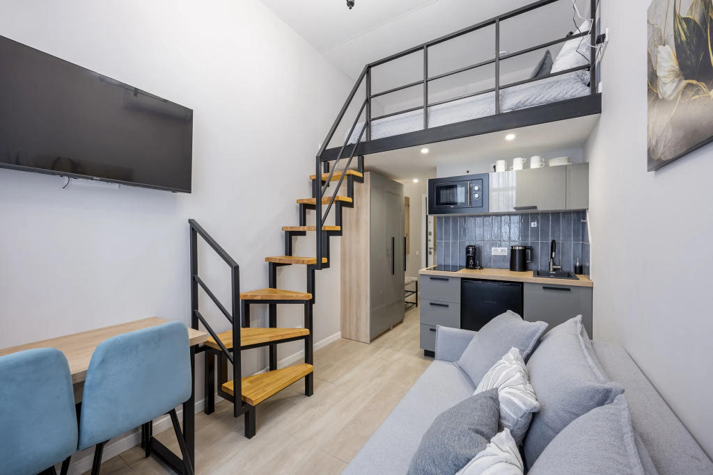 Апартаменты Квартира-студия 16 м² 2 Кровати — фото