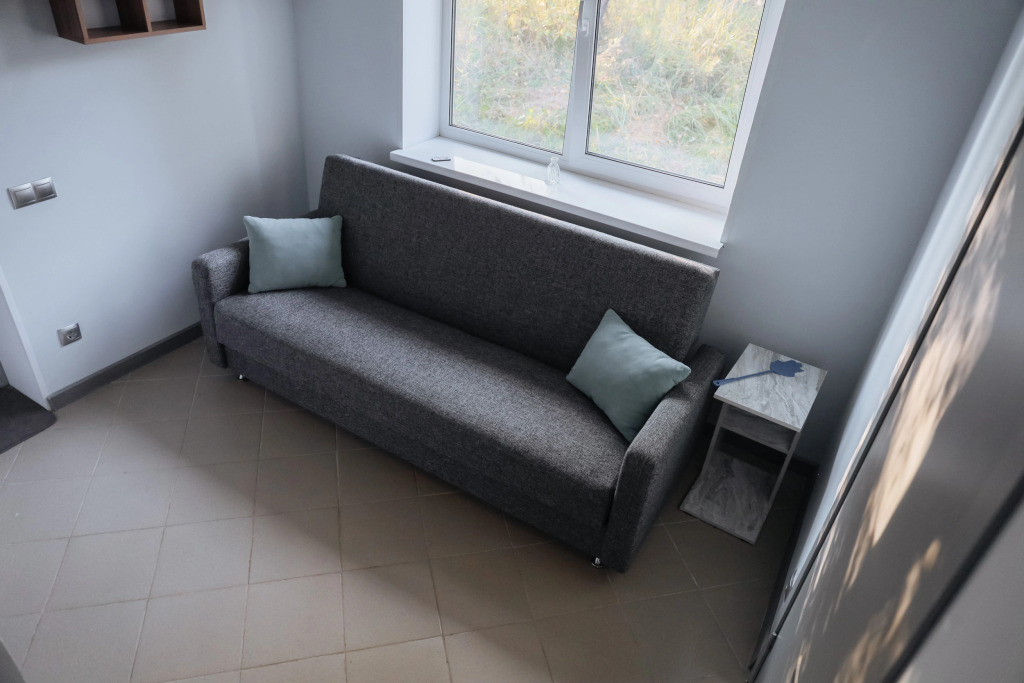 Двухместный коттедж с 3 комнатами с красивым видом из окна двуспальная кровать в Банный остров