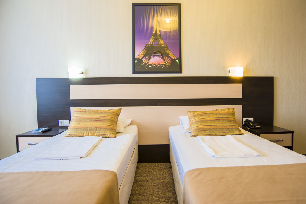 Sky Hotel Room Type - Standard Double room with view twin beds
