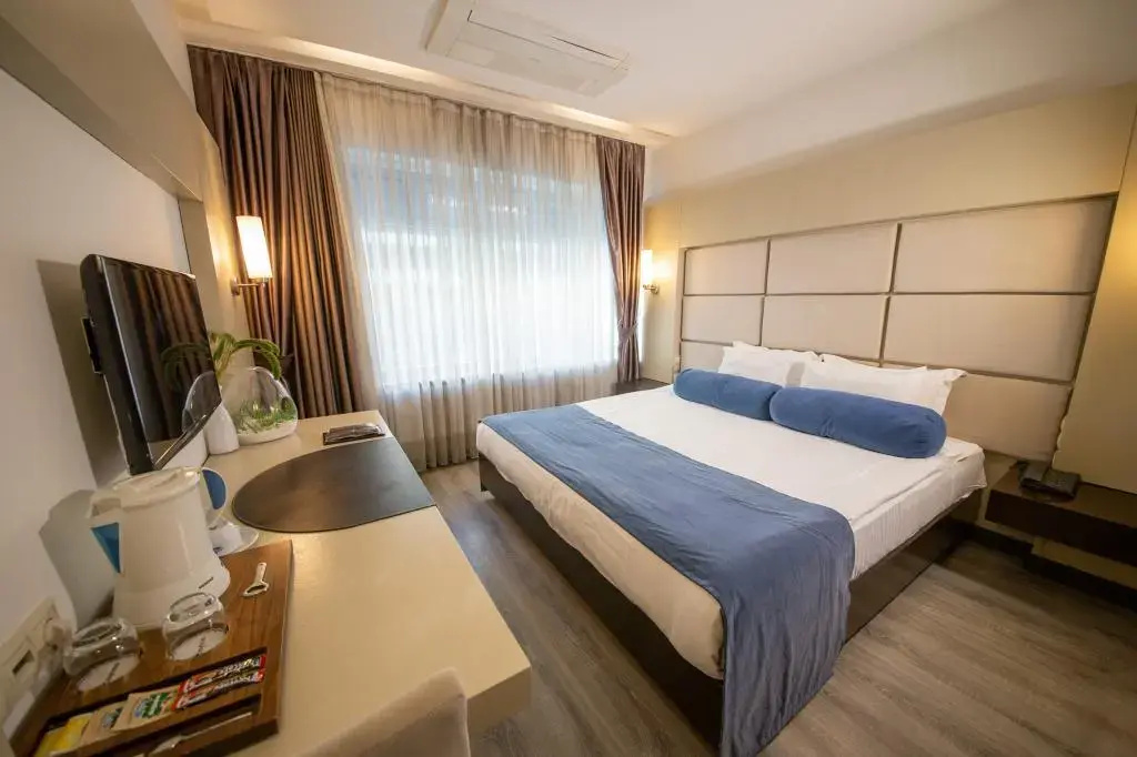 Business room with city view