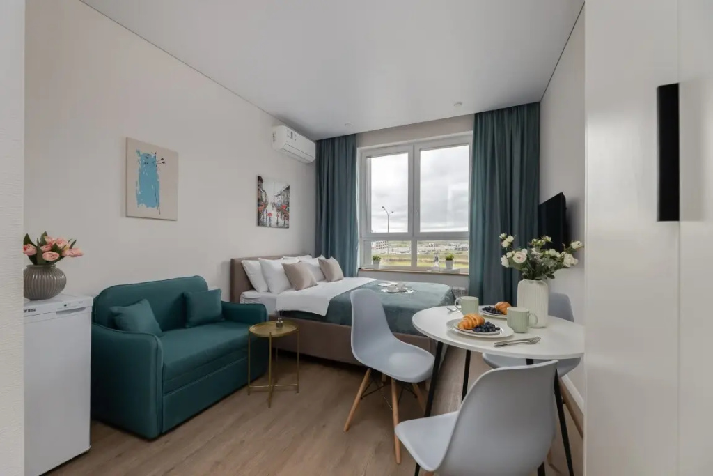 Апартаменты SMART LOFTS | Air | 5 мин до м Спартак | Рядом стадион и Крокус Экспо — фото