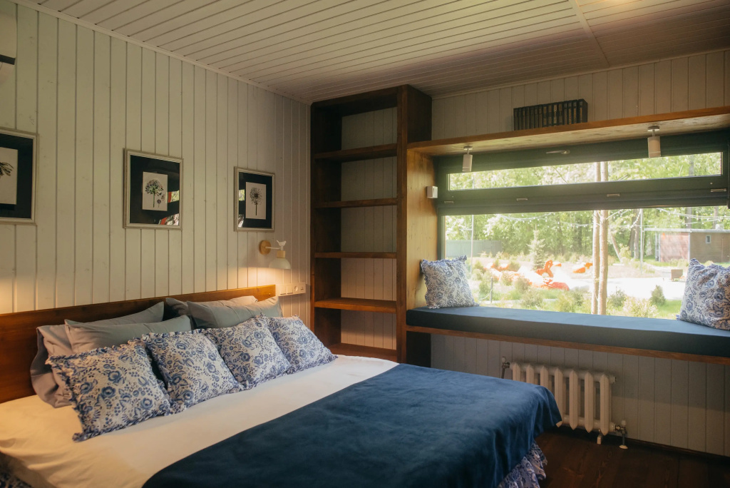 2 rooms Double Gzhel Suite with Terrace (full double bed)