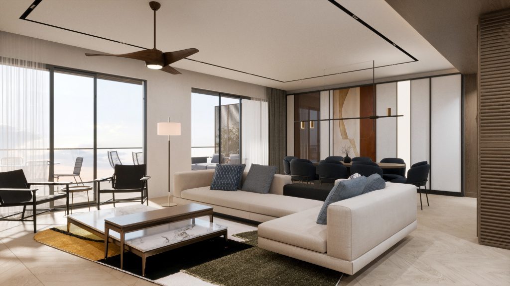 2 Bedrooms Presidential with Private Pool (Community Zone) Suite Sea View