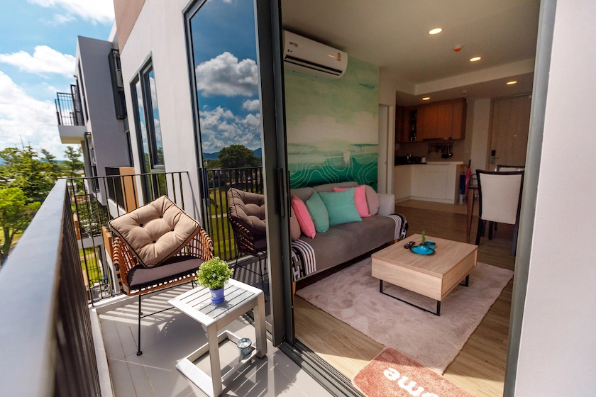 Квартира Sky Park Golg View 2BR Bang Tao Laguna — фото